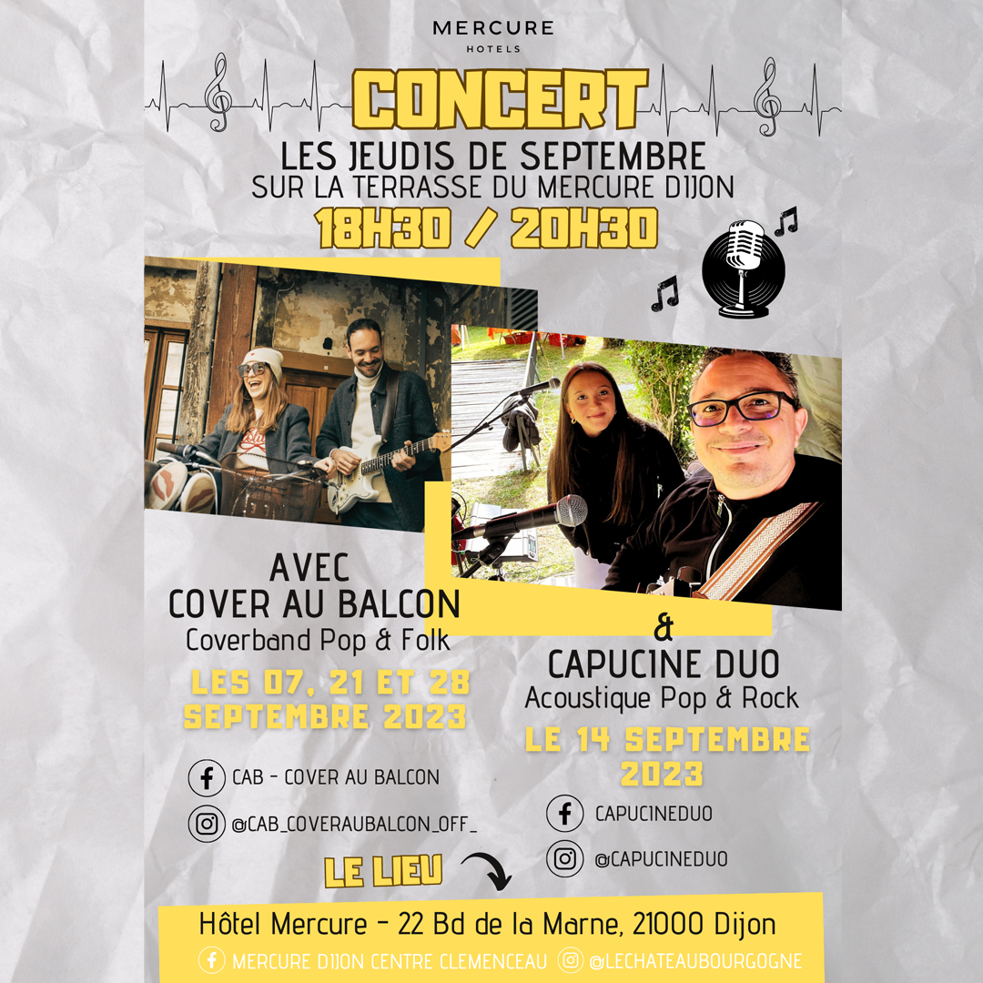 concert live septembre dijon 